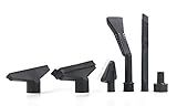 WORKSHOP Wet/Dry Vacs Vacuum Accessories WS25054A Homeowner DIY Kit for Wet Dry Vacuum Cleaners, 1-1/4-inch and 2-1/2-inch Shop Vacuum Attachments with 2-1/2-inch Hose Adapter, for General Cleaning
