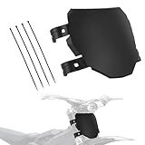 IUVWISN Electric Dirt Bike Number Plate Front License for Surron LBX Tutti Soleil 01 Yozma IN10 Talaria Sting MX3/R MX4 MX5 XXX eRide Pro SR S SS 2.0 3.0 Rawrr Mantis Ebox Dragster ETM RTR Black