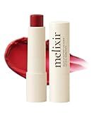 Melixir Vegan Lip Butter (12 Colors), Hydrating Tinted Lip Balm Stick, Bee-Free, Petrolatum-Free, Plant-Based, Moisturizes Dry & Chapped Lips With Shea Butter, Sheer, Natural Finish - #03 Red Velvet