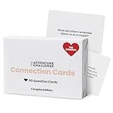 Couples Connection Cards – 50 Conversation Starters for Date Night, Marriage Counseling, or Long-Distance Relationships | Couples Card Game & Relationship Gift | Valentines Day Gifts For Him & Her