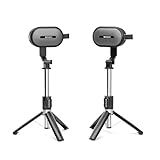 SOWO Wireless Dual Bluetooth Speakers Set, Adjustable Stands 2Pcs, High-Fidelity Stereo Sound, Smart Pairing Sync, Surround Sound with Portable Lightweight Case for Home, Travel, Party, Birthday