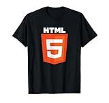HTML5 HTML Logo Web Programmer Nerd Funny - Computer Coding T-Shirt