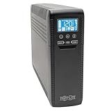 Tripp Lite 1500VA UPS Battery Backup Surge Protector, AVR, 10-Outlet Uninterruptible Power Supply, USB Charger, Ethernet Protection, 3-Year Warranty & 250,000 Insurance (ECO1500LCD)