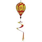 In the Breeze New Mexico Hot Air Balloon Wind Spinner,11" W x 17" H, 30" Tail