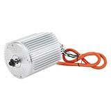 Kunray Electric DC Motor 48V 2000W Motor, Electric Scooter Brushless Motor Max Speed 5700rpm, Electric Dirt Bike Motor Engine, Go Kart Electric Motor with Temperature Sensing