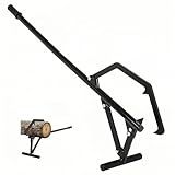 Timberjack Log Roller Lifter, 50.8" Long Handle Log Roller Tool, Adjustable Cant Hook Log Lifter, Ups to 25" in Dia Logging Tools, Heavy Duty Steel Log Jack for Rolling and Raising Up Logs