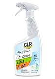 CLR Brands® Calcium, Lime & Rust Remover Free & Clear, No Dyes or Fragrances, Gentle Lime and Bathroom Descaler, Removes Hard Water Stains and Rust Deposits, 26 Oz Bottle (Pack of 1)
