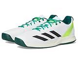 Adidas Men's Courtflash Pickleball, White/Black/Collegiate Green, 10