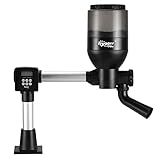 hygger LCD Control Automatic Pond Fish Feeder, Capacity 5.5L,DC 12V