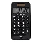 Victor 900 Antimicrobial Pocket Calculator, 8-Digit LCD