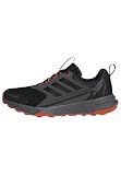 adidas Men's Terrex Tracefinder 2 Climaproof Trail Running, Black/Black/Semi Impact Orange, 9