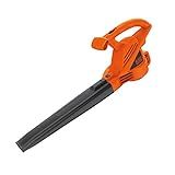 BLACK+DECKER Electric Leaf Blower, Handheld Blowers for Lawn Care, Lightweight, 180 MPH 180 CFM, 7-Amp, Corded (LB700)