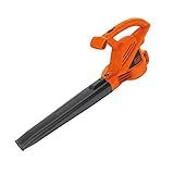 BLACK+DECKER Electric Leaf Blower, Handheld Blowers for Lawn Care, Lightweight, 180 MPH 180 CFM, 7-Amp, Corded (LB700)
