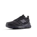 New Balance Men's 410 V8 Trail Running Shoe, Black/Neptune Grey, 10.5