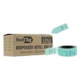 Redi-Tag Arrow Message Flag Refills, Please Sign & Date, Mint, Reversible Flags, 120 Per Roll, 6 Rolls, 720 Flags Total, 1-3/4" x 9/16" (B91401)