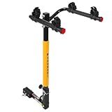 MaxxHaul 50025 Hitch Mount 2-Bike Rack for Cars, Trucks, SUVs, Minivans – Fits 1-1/4" & 2" Hitch Receivers, 100 lb Capacity, Anti-Rattle, Secure Cradles, Heavy-Duty Steel Construction - Color May Vary