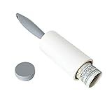 MyGiftHub Keep Your Secret Lint Roller- Money Safe for Cash Valuables, Portable Mini Hidden Safe with Key & Puzzle Design for Home Office Outdoor Key Hider(White)