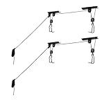RAD Sportz Bicycle Hoist 2-Pack Quality Garage Storage Bike Lift with 100 lb Capacity Even Works as Ladder Lift Premium Quality