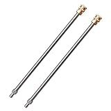 Xiny Tool Pressure Washer Extension Wand, 17 Inch Stainless Steel with 1/4" Quick Connect Power Washer Lance, 2 Pack