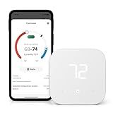 Amazon Smart Thermostat – Save money and energy - Works with Alexa and Ring - C-wire required