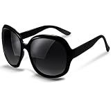 miyya Bug Eye Oversized Polarized Sunglasses Womens, Trendy Retro Sun Glasses for Women 2025, Oversized UV Protection Shades