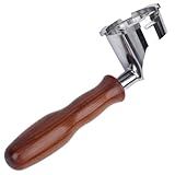 CAPFEI Bottomless Portafilter for Ninja Luxe Café ES601 & ES701C Models | Basket Not Included | Compatible with Stock Filter Basket | Ergonomic Wooden Handle