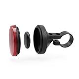 Hidden Bike Tracker Rear Reflector - Tracker Included, No Subscription - Water-Resistant Anti-Theft Bicycle Seatpost Reflector Locator for Road, Mountain, E-Bike & Scooter - 12-Month Battery