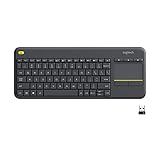 Logitech K400 Plus Wireless Touch TV Keyboard for PC-Connected TV - Black