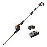 WORX WG252 20V 2-in-1 Attachment Capable Hedge Trimmer