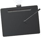 Wacom Intuos Medium, Bluetooth Graphic Drawing Tablet with Pen + Software