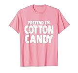 Pretend I'm Cotton Candy T-Shirt Easy Halloween Costume T-Shirt
