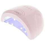 SUNUV UV Light for Gel Nails, UV Dryer for Gel Polish with 3 Timer Settings Professional LED Nail Lamp Art Tools Auto Sensor SUNone Pink