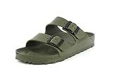 Birkenstock Unisex Arizona Essentials EVA Sandal, Khaki, 40 N EU
