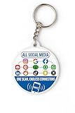 Multi-Link Review Hub for Social Media - Keychain for Friends Networking & Business Reviews | QR Code & NFC Tag | Boost Customer Engagement | Access Multiple Social Media or Custom Links