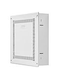 VEVOR Structured Media Enclosure, 14-Inch, Recessed in-Wall Media Box with Cover, Wall-Mount Cable Management Box Kit, Structured Wiring Multi-Media Cabinet, Cold-Rolled Steel, for TV Home Theater