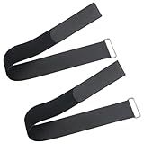 JLEivvi 1 Pair 50cm Universal Overlength Rowing Machine Foot Straps Elliptical Machine Pedals Straps Rowing Machine Pedal Trainer Straps Leg Training for Fitness Home Sports Office Accessories