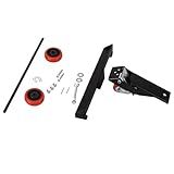 QD-KYOHO Mobile Base for 14" Bandsaw, Heavy-Duty Steel Machine Mover with Locking Caster, 400 lbs Load Capacity, Easy-Foot Lift System for Stable Mobility, Compatible with Workshop Tools