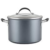 Circulon A1 Series Nonstick Induction Stockpot with Lid, 8-Quart, Graphite