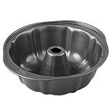 Wilton Gold Premium Non-Stick Warp-Resistant Bakeware, Made without PFAs, Fluted Tube Pan, 9.49 in, Packaging May Vary