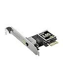 BrosTrend 2.5Gb Network Card, PCIe Network Adapter RJ45 NIC with Extra Low-profile Bracket PCI Express Gigabit Ethernet Card for Windows 11/10/8.1/8/7/XP, Windows Server... Limited Lifetime Protection