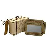DIY Surprise Mini Suitcase & Mini Travel Ticket Scratch & Reveal Card Gift bundle (DIY). Perfect for Valentines, vacations, birthday, family trips away!