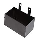 Kesoto Sturdy Metal Motorcycle Batteries Carrier Case Storage Holder Box for 50cc 70cc 110cc 125cc Dirt Bike ATV
