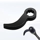 Rabtcaty Pry Bar Wrench Adapter & Ratchet Pry Bar Attachment - Adjustable Angle Head, Extra-Strong Axle Removal Tool for Tight Spaces (1/2")