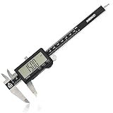 NEIKO 01401A 6-Inch Electronic Digital Caliper, Stainless Steel, Extra Large LCD Screen, Measurement Conversions for Inches, Millimeters, and Fractions