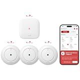 X-Sense Wi-Fi Water Leak Detector Kit, 120 dB, 3 Sensors + Base, SWS54