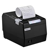 Rongta POS Printer, 80mm Thermal Receipt Printer, Restaurant Kitchen Printer with Auto Cutter, USB Serial Ethernet Interface, ESC/POS Command, Support Cash Drawer for Windows/Mac/Linux(RP850)