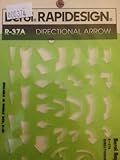 RAPIDESIGN Berol, R-37A, Technical Drawing Template Directional Arrow