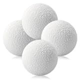 4 Pack Scum Absorber Balls for Spas Hot Tub, 3 Inch Hot Tub Scum Absorber Ball, Reusable Pool Sponge Oil Scum Absorber, Hot Tub Spa Accessories, Keep Water Clean and Clear, Prolongs Filter Life