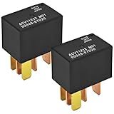 ACV11212 M01 90049-87020 12VDC 20A SPDT Automotive Relay (Pack of 2) - 1 Form C Plug in Socketable Relay for Vehicle Systems