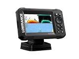 Lowrance Eagle 5 FishFinder/Chartplotter with SplitShot HD Transducer and Preloaded C-MAP Inland Charts, 5-inch IPS Screen, Black, 000-16111-001